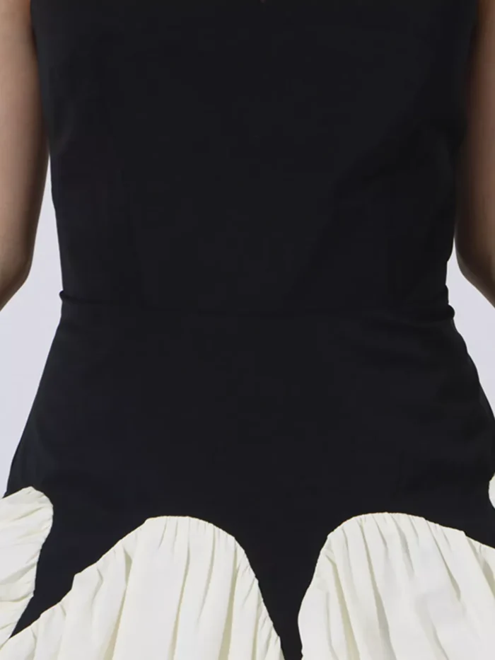 Two Tone Tube Maxi Dress - Image 7
