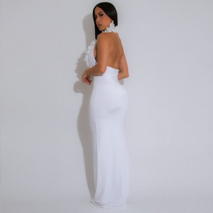 Off-the-Shoulder Backless Evening Dress - Image 2