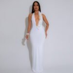 Off-the-Shoulder Backless Evening Dress - Image 6
