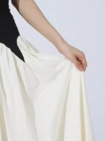 Two Tone Tube Maxi Dress - Image 8