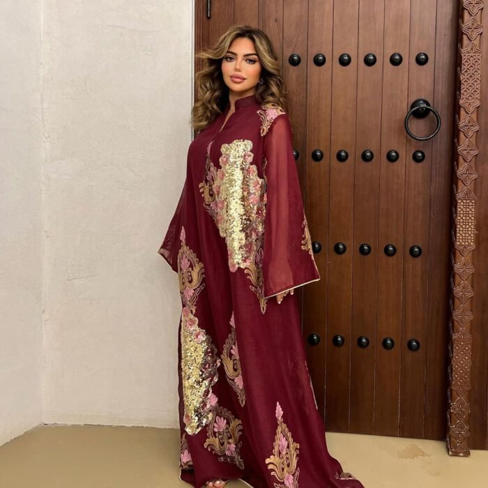Dress with Sequins Evening Gown for Women - Image 2