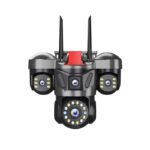 6MP Triple Lens Triple View Security Camera Wireless WiFi Outdoor HD Surveillance Camera for Home Remote Monitoring - Image 5