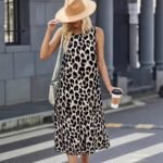 Summer Sleeveless Round Neck Printed Long Casual Vacation Versatile Dress - Image 4