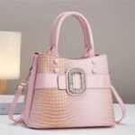 Lizard patterned single shoulder diagonal cross bag - Image 7