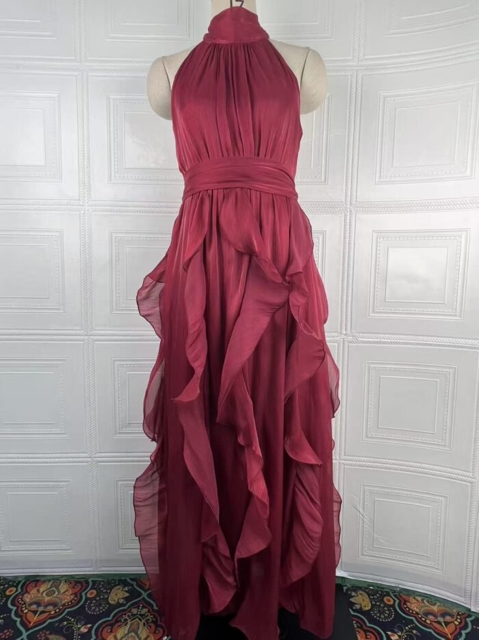New  Elegant Irregular Layered Cake Dress - Image 7