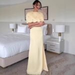 Elegant and Graceful Long Sleeve Fitted Long Dress for Women