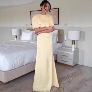 Elegant and Graceful Long Sleeve Fitted Long Dress for Women