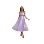 Evening Dress Purple Strapless Dress New Formal DressForeign Trade - Image 5