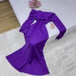 Sexy Off-the-Shoulder Pleated Evening Dress for Women - Image 4