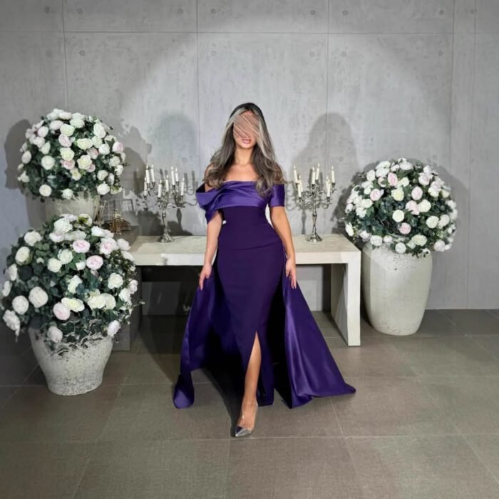 Sexy Backless Mermaid Evening Dress - Image 4
