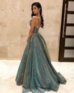 Strapless Shimmering Elegant Long Dress for Evening Events - Image 6