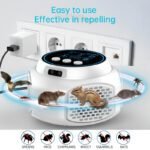 360° Ultrasonic Pest Repeller, High Power Indoor Rodent & Insect Repeller, Safe Plug-in Mosquito & Mouse Control - Image 8