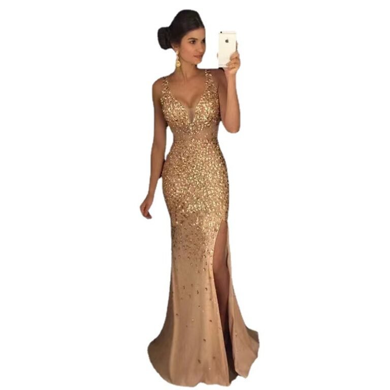 Long Evening Gown Fashion Dress