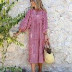 Bohemian Print Long Sleeve Maxi Dress for Women Fashion Spring Style Flowy Long Dress - Image 18