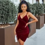 Fashion Sexy Bodycon Velvet Sleeveless Dress for Women Summer Spring New Style - Image 3