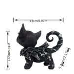 Cute Black Cat Figurine - Image 4