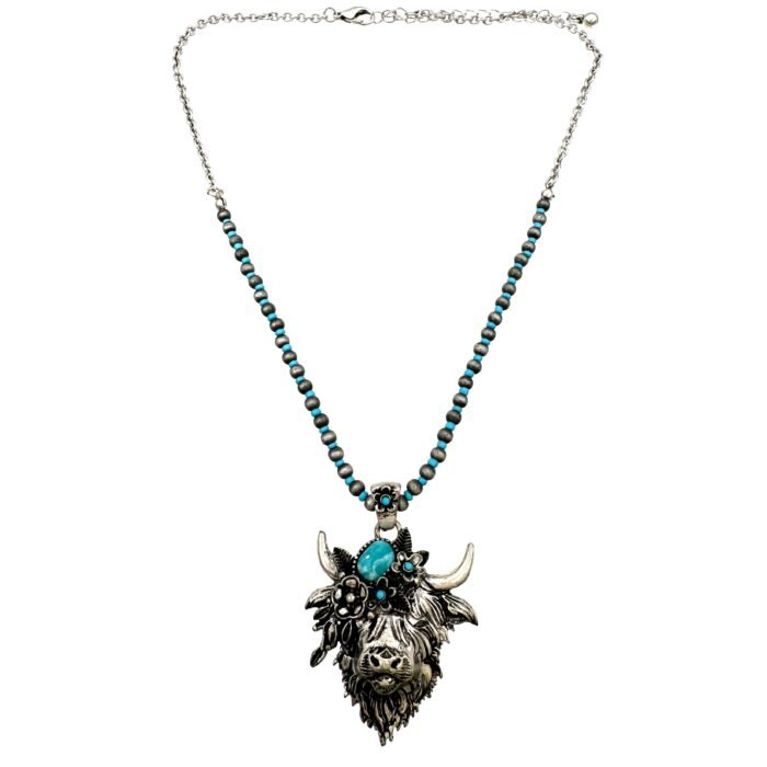 Farm Animal Western Navajo Turquoise Beads Necklace Farm Animal Western Navajo Turquoise Beads Necklace