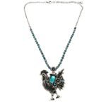 Farm Animal Western Navajo Turquoise Beads Necklace