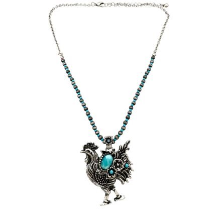 Farm Animal Western Navajo Turquoise Beads Necklace