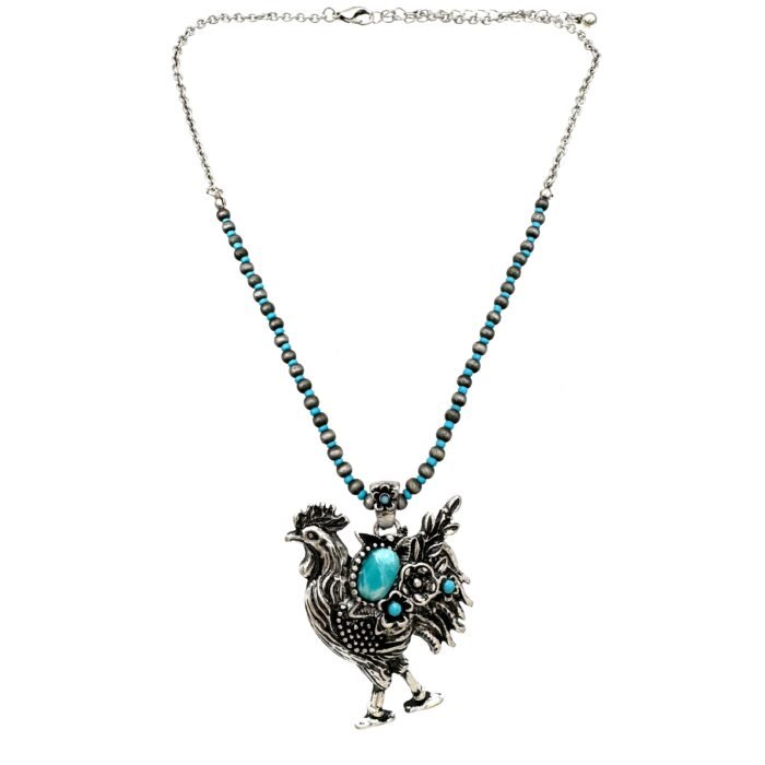 Farm Animal Western Navajo Turquoise Beads Necklace