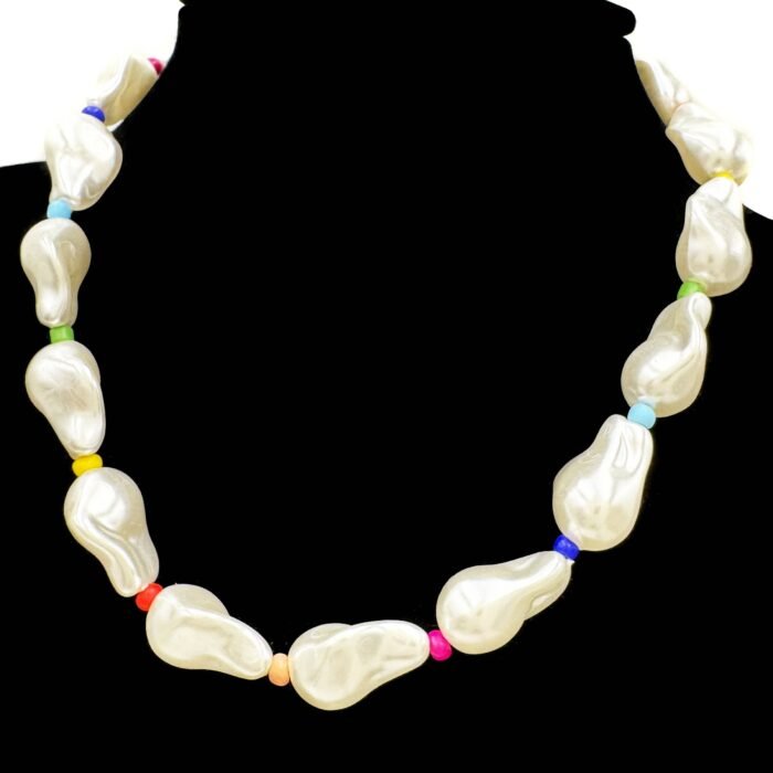 Baroque Pearl Beaded Necklace Baroque Pearl Beaded Necklace