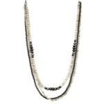 Three Strand Colored Multi Stone Beads Navajo Western Necklace
