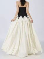 Two Tone Tube Maxi Dress - Image 5