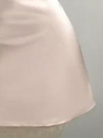 Satin Backless Halter Neck Dress - Image 7